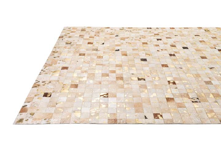 8' 1 x 9' 9 Cowhide - Patchwork Rug