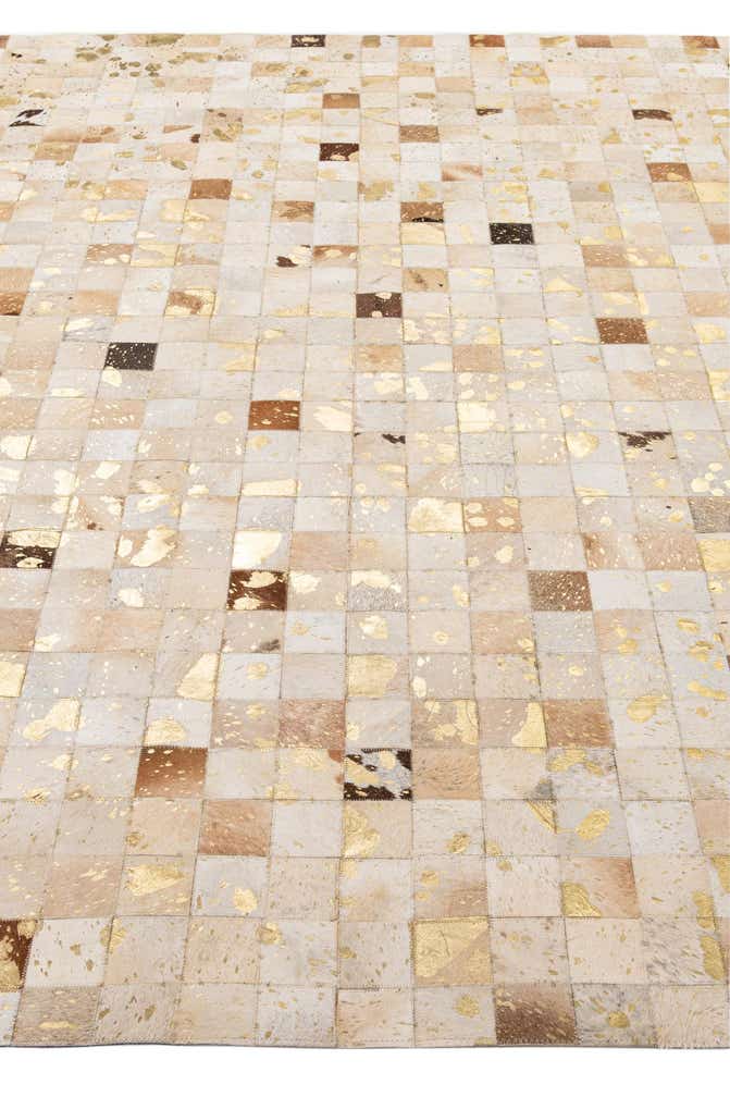 8' 1 x 9' 9 Cowhide - Patchwork Rug