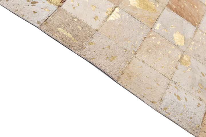 8' 1 x 9' 9 Cowhide - Patchwork Rug