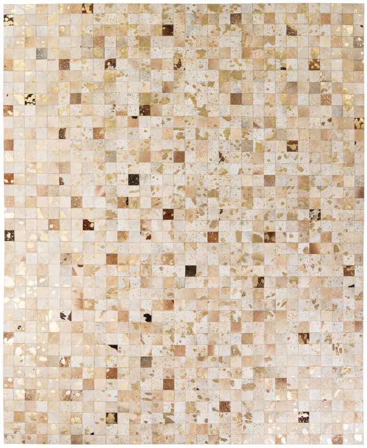 8' 1 x 9' 9 Cowhide - Patchwork Rug