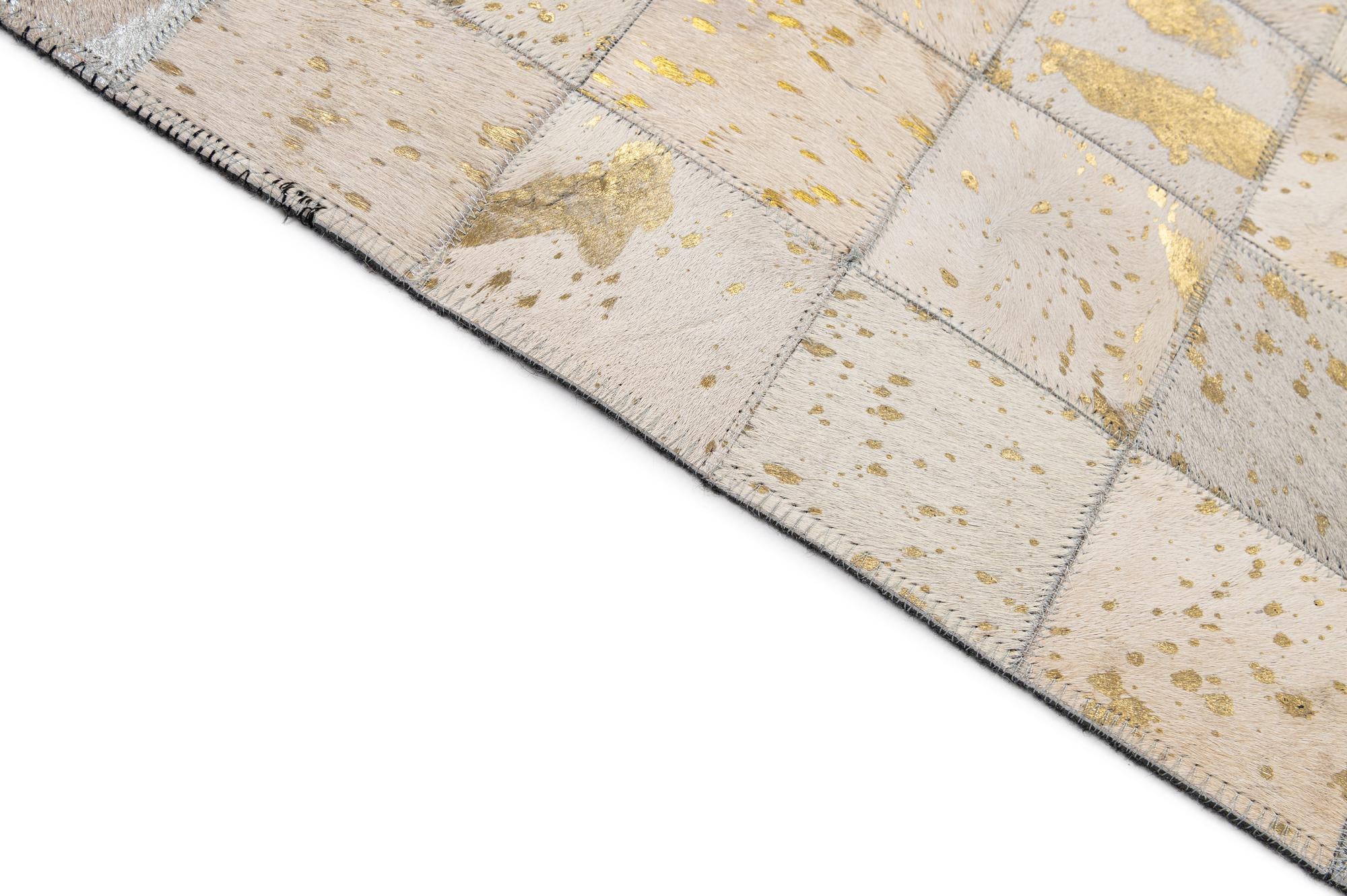7' 11 x 9' 10 Cowhide - Patchwork Rug