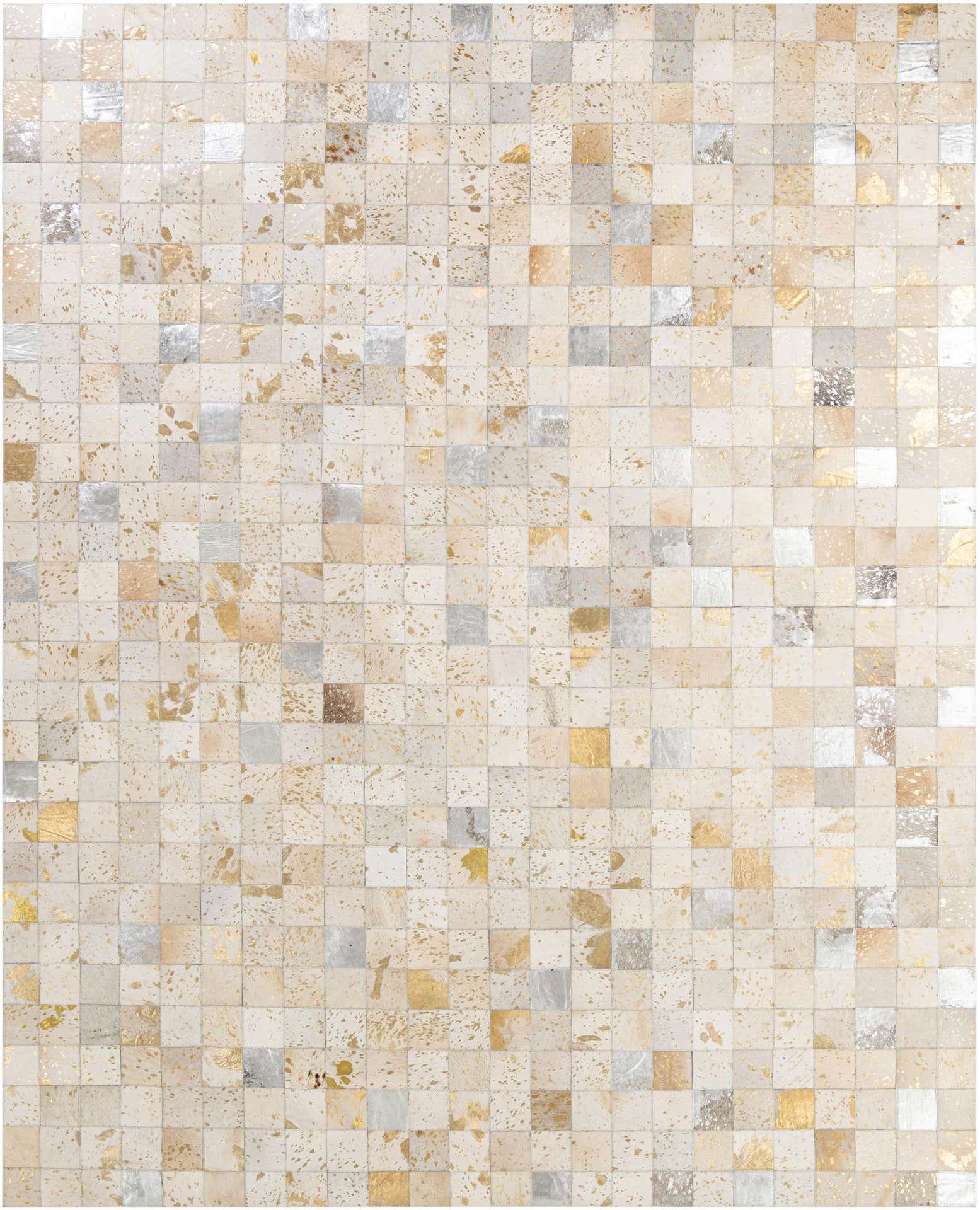 7' 11 x 9' 10 Cowhide - Patchwork Rug