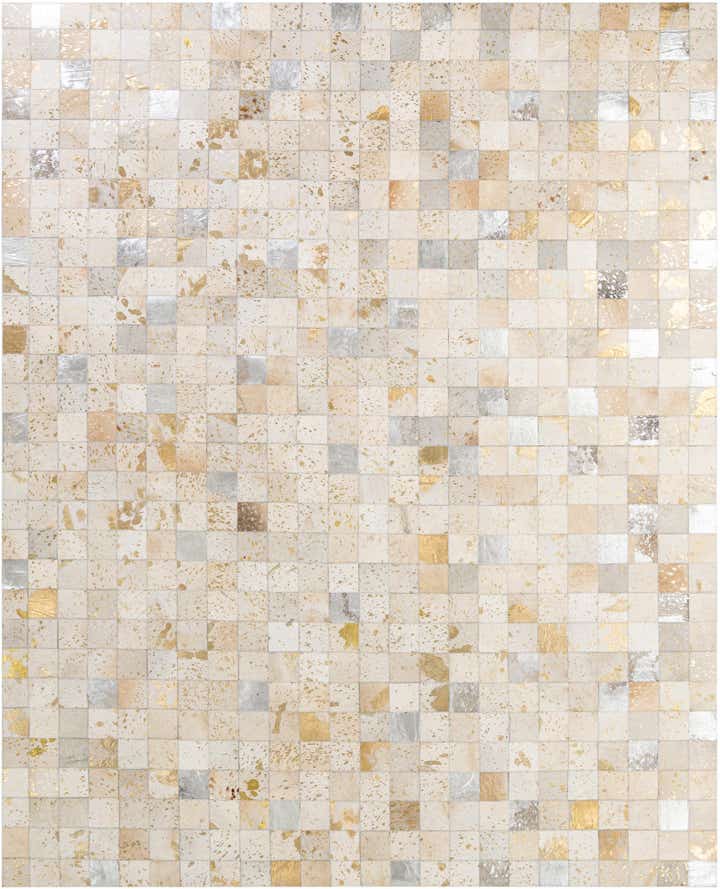 7' 11 x 9' 10 Cowhide - Patchwork Rug