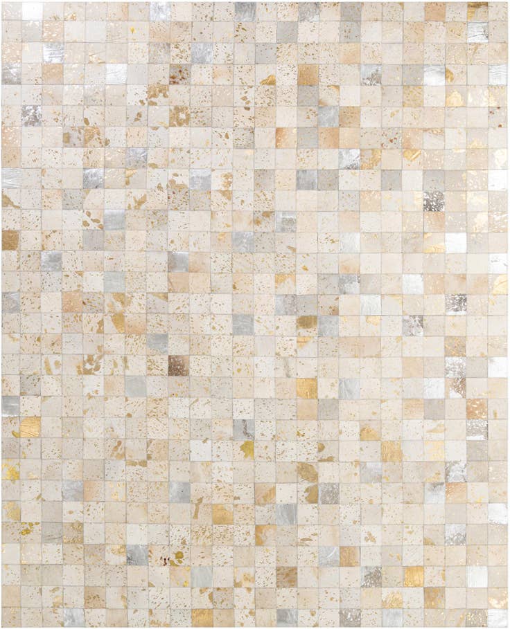 Detail image of 7' 11 x 9' 10 Cowhide - Patchwork Rug