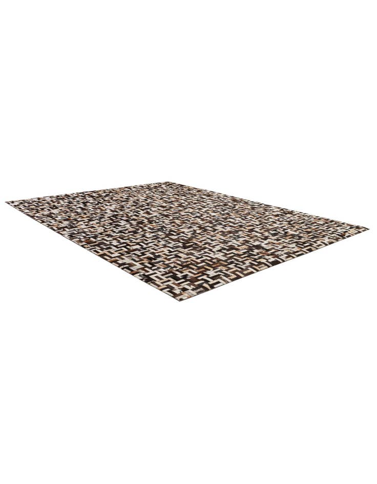 Detail image of 8' x 10' 1 Cowhide - Patchwork Rug