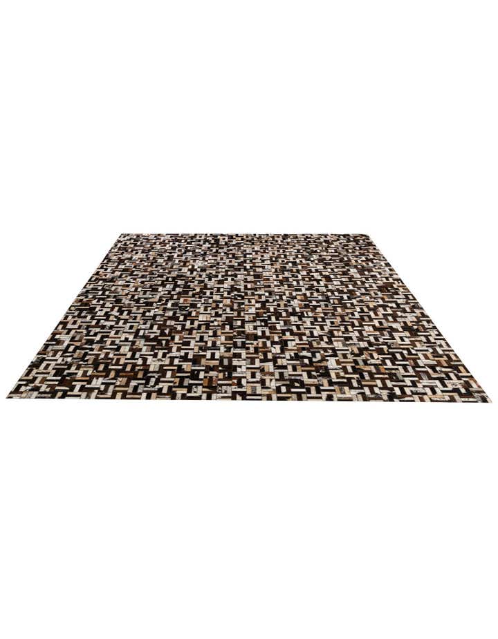 8' x 10' 1 Cowhide - Patchwork Rug