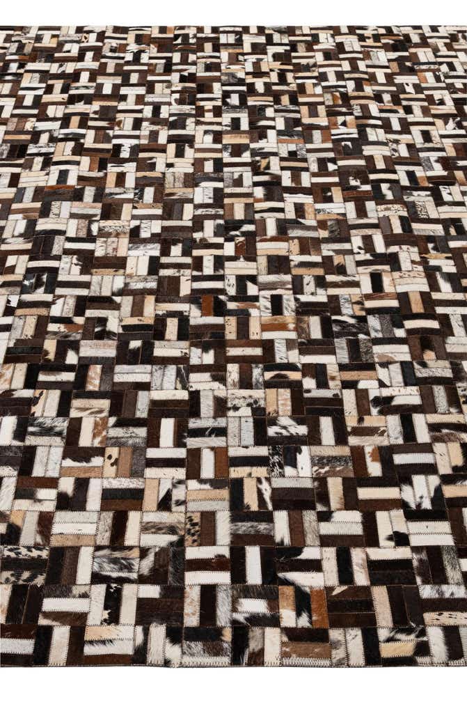 8' x 10' 1 Cowhide - Patchwork Rug