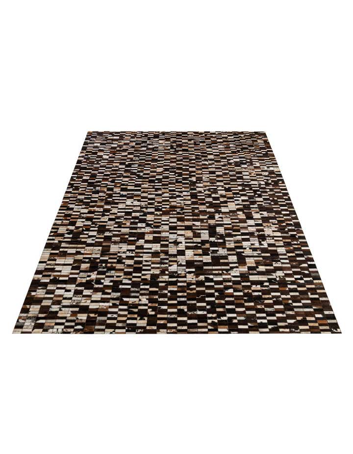 8' 1 x 10' Cowhide - Patchwork Rug