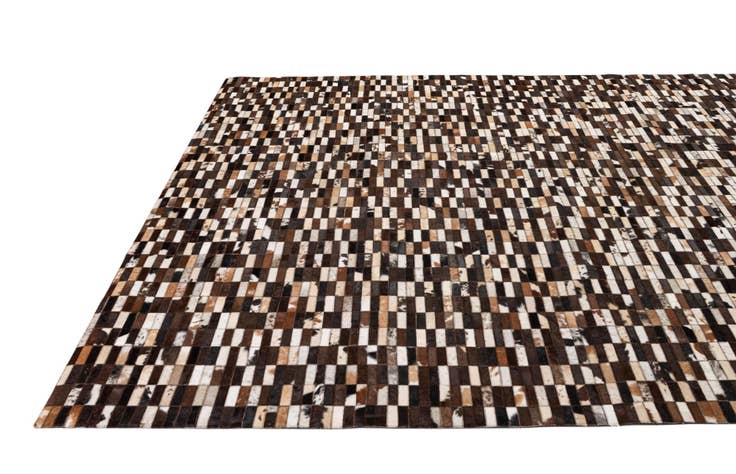 Detail image of 8' 1 x 10' Cowhide - Patchwork Rug