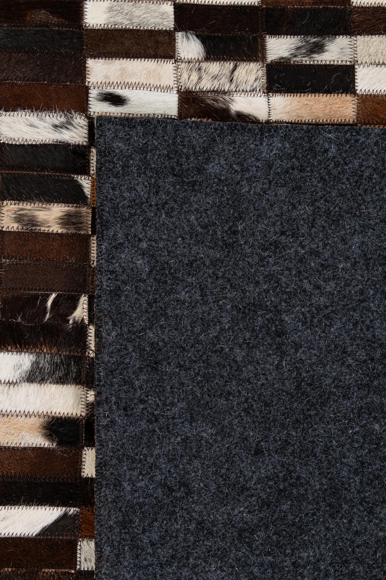 8' 1 x 10' Cowhide - Patchwork Rug