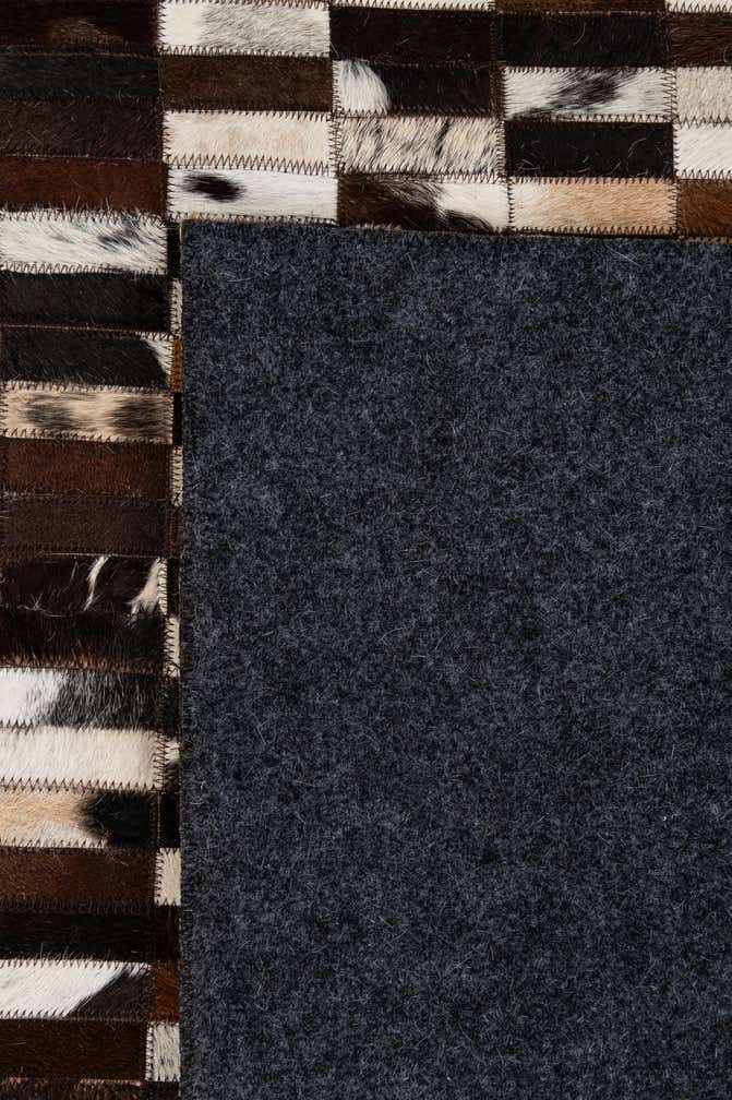 8' 1 x 10' Cowhide - Patchwork Rug