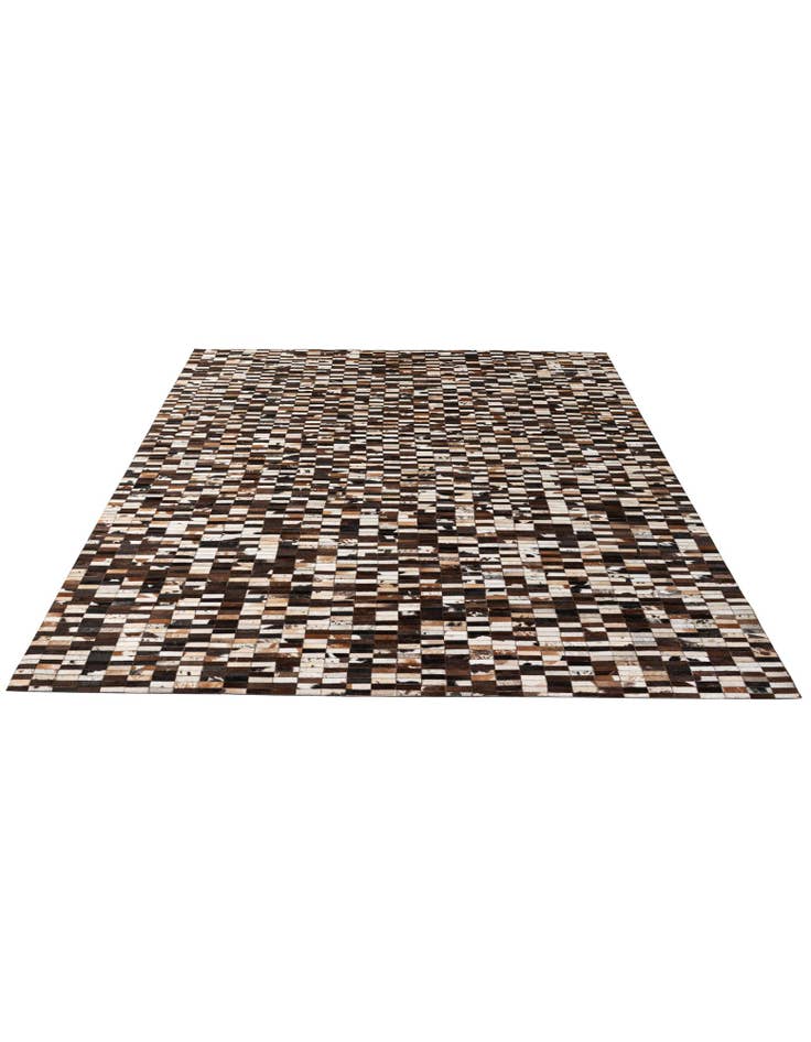 Detail image of 8' 1 x 10' 1 Cowhide - Patchwork Rug