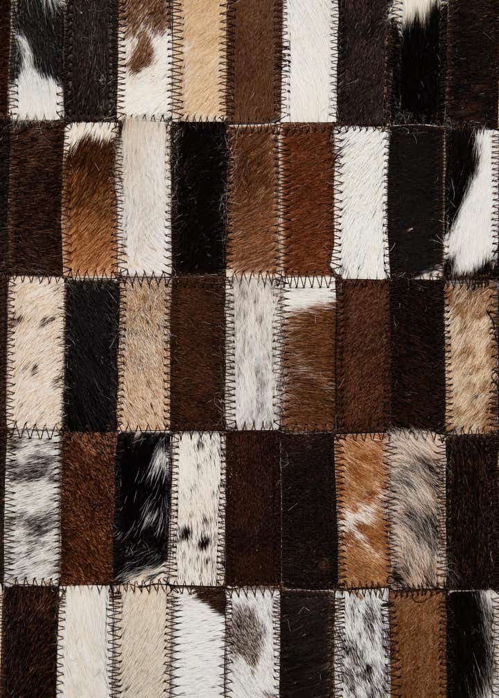 8' 1 x 10' 1 Cowhide - Patchwork Rug