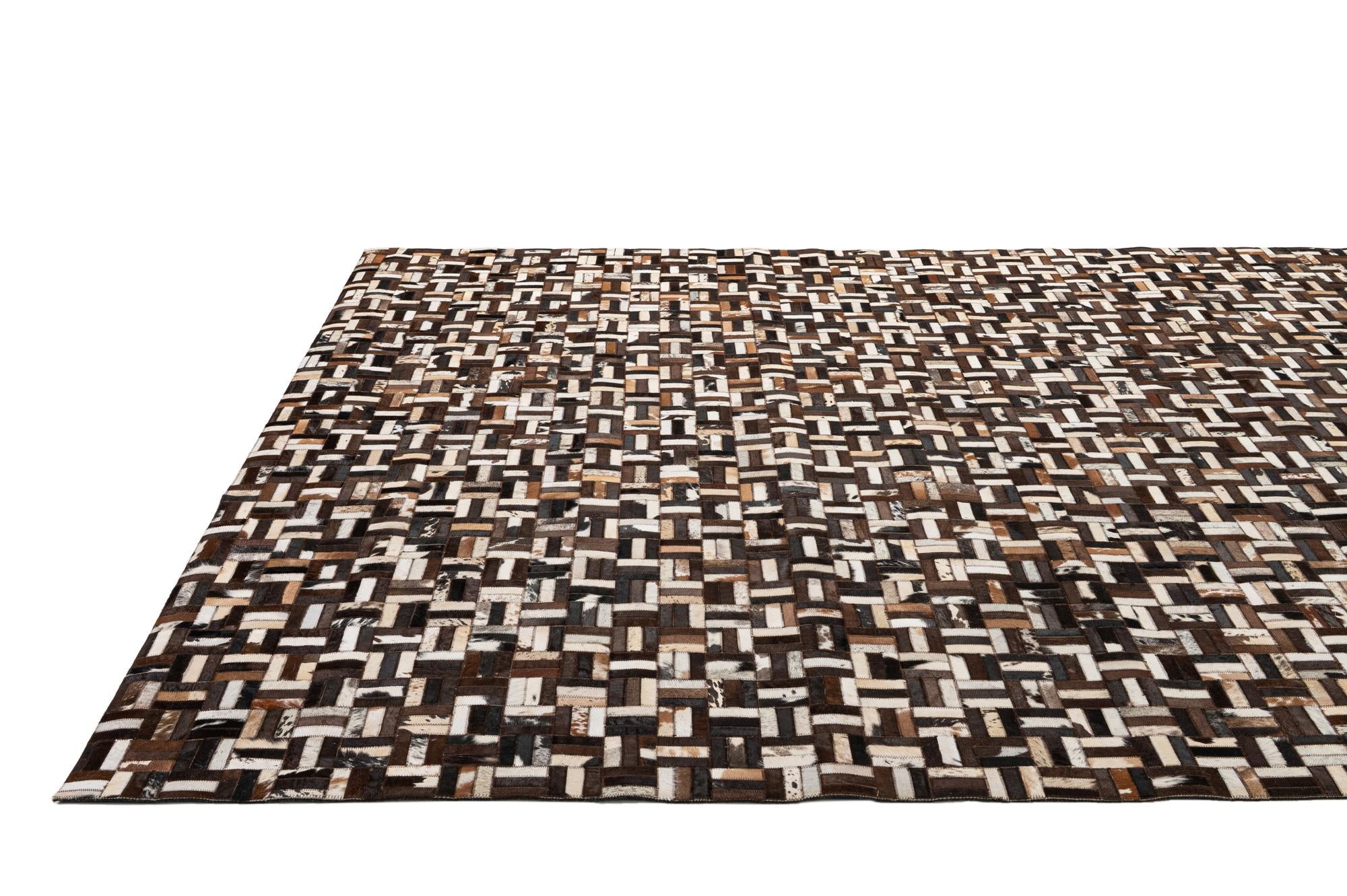 8' 2 x 10' Cowhide - Patchwork Rug