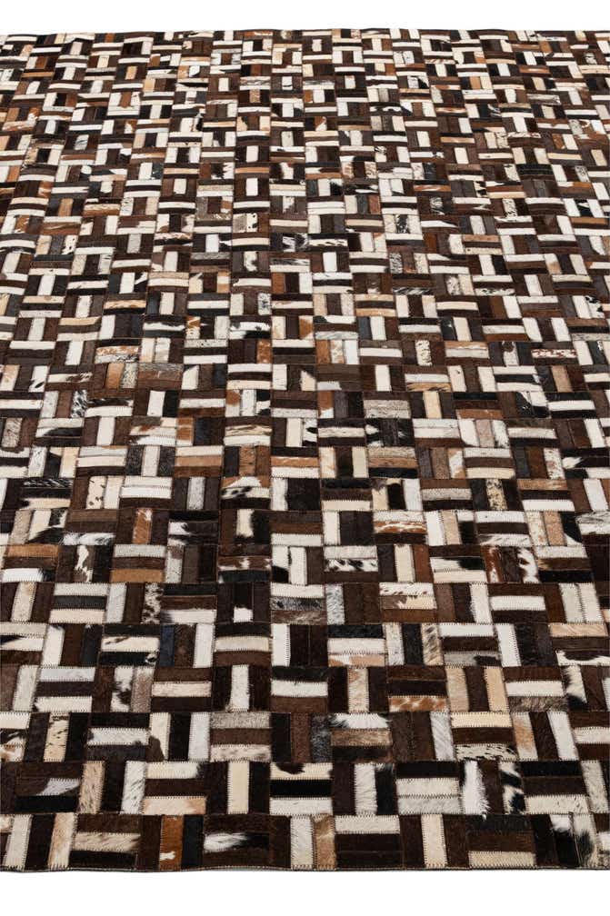 8' 2 x 10' Cowhide - Patchwork Rug