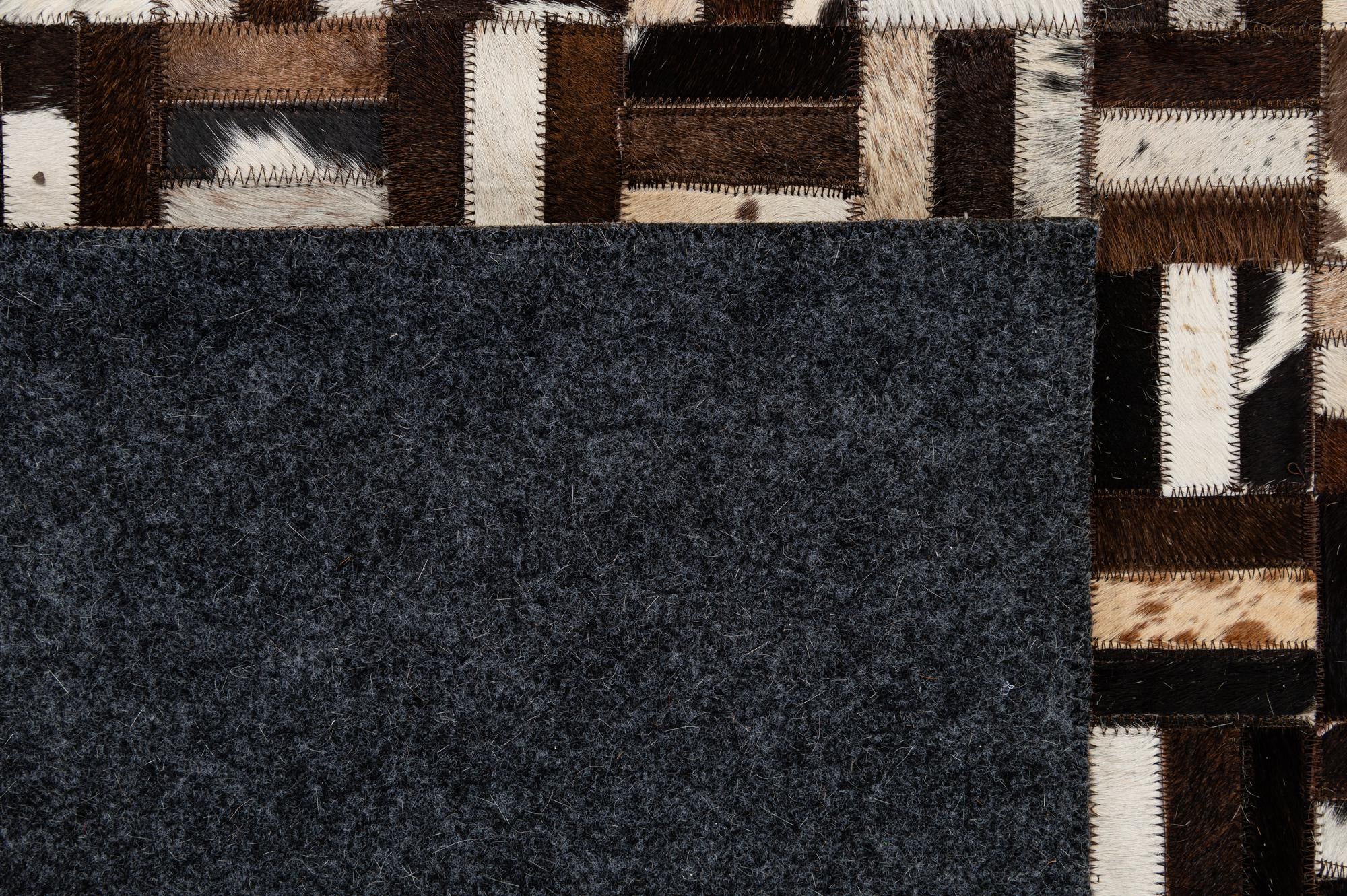 8' 2 x 10' Cowhide - Patchwork Rug
