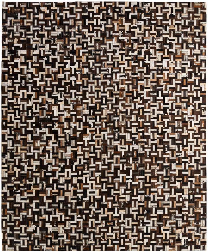 8' 2 x 10' Cowhide - Patchwork Rug