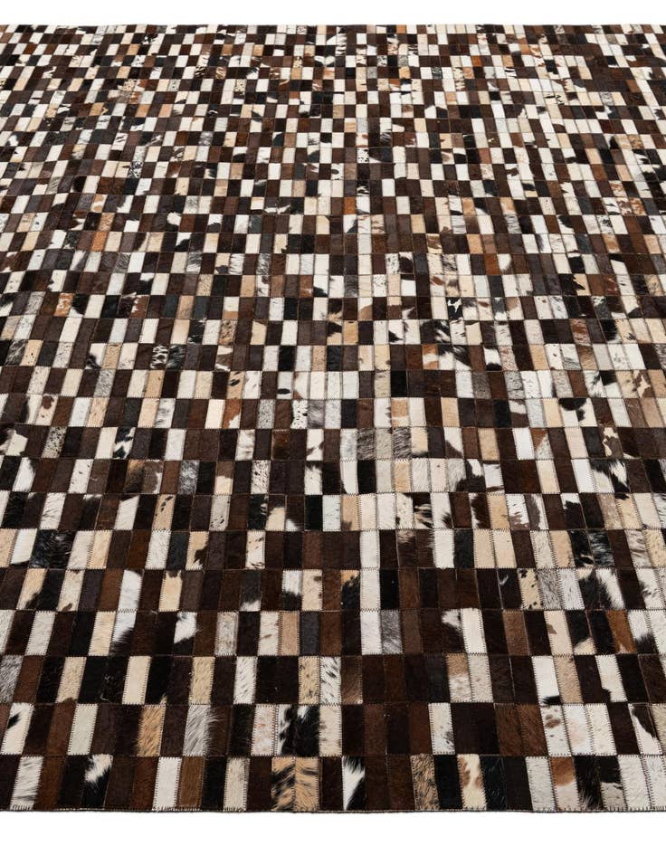 Detail image of 8' 1 x 10' Cowhide - Patchwork Rug