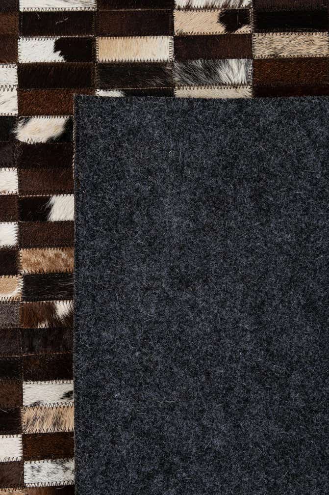 8' 1 x 10' Cowhide - Patchwork Rug