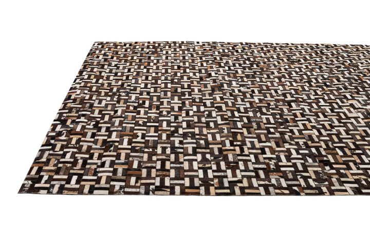 8' 1 x 9' 11 Cowhide - Patchwork Rug