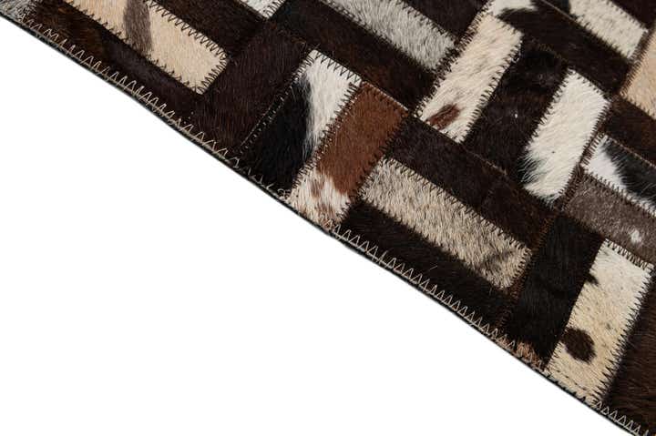 8' 1 x 9' 11 Cowhide - Patchwork Rug