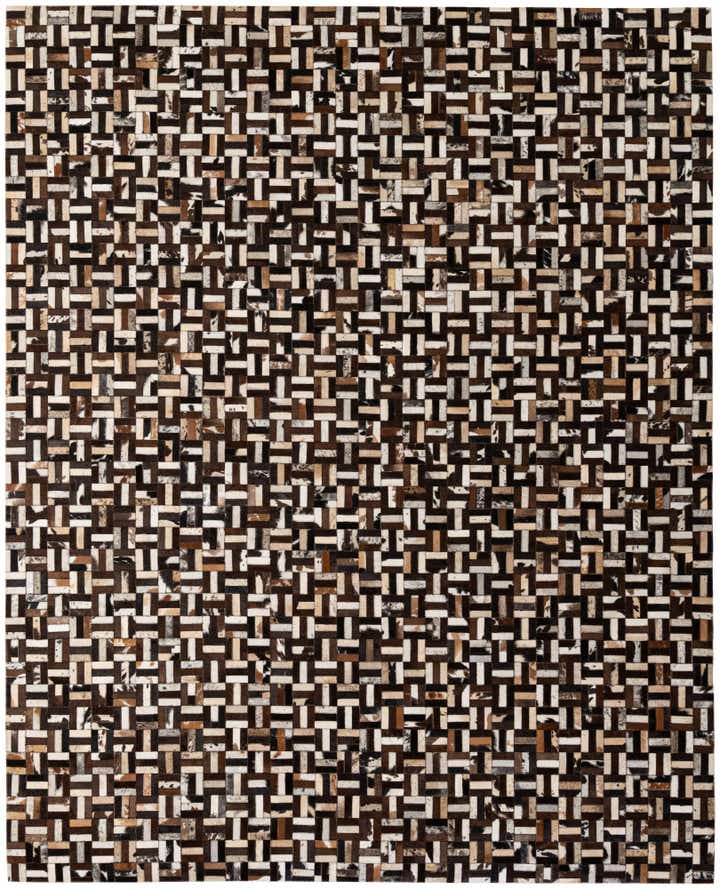 8' 1 x 9' 11 Cowhide - Patchwork Rug
