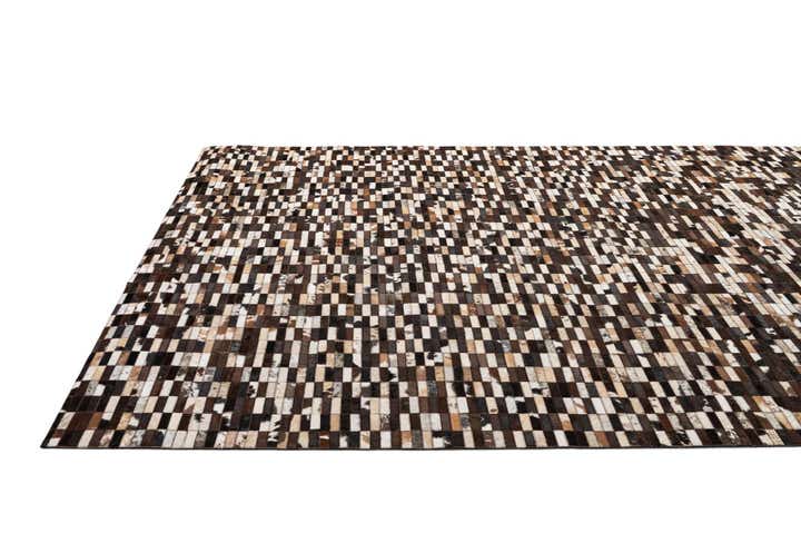 8' 1 x 9' 11 Cowhide - Patchwork Rug