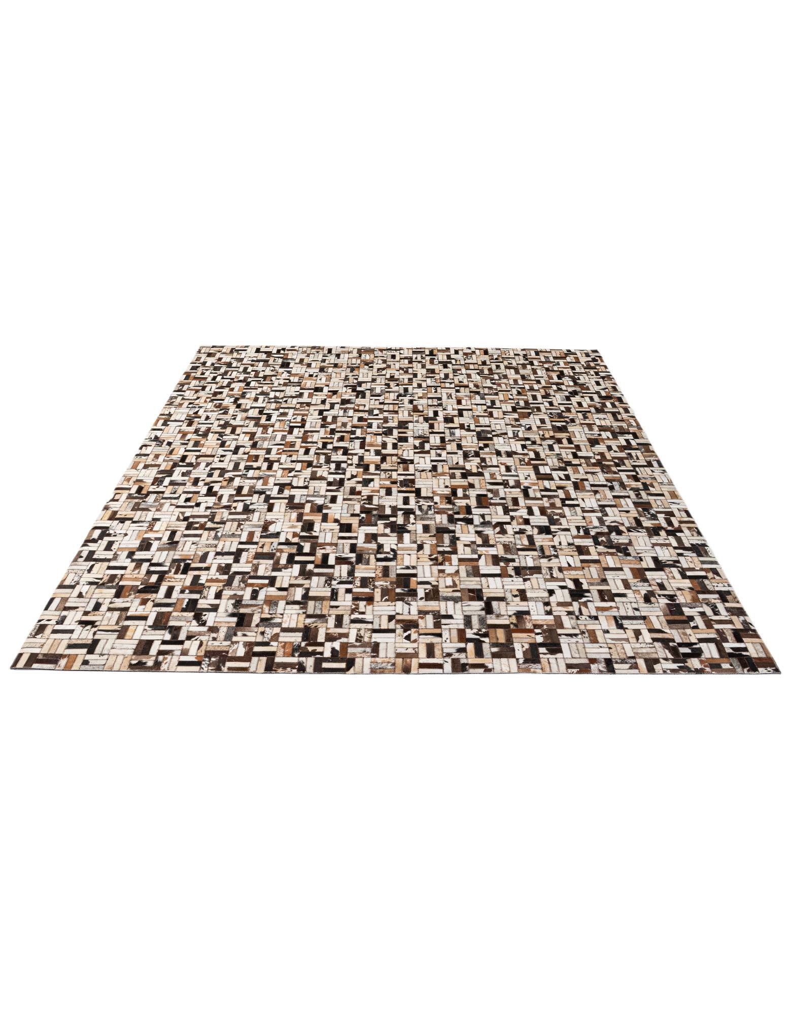 8' x 9' 11 Cowhide - Patchwork Rug