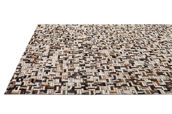 8' x 9' 11 Cowhide - Patchwork Rug