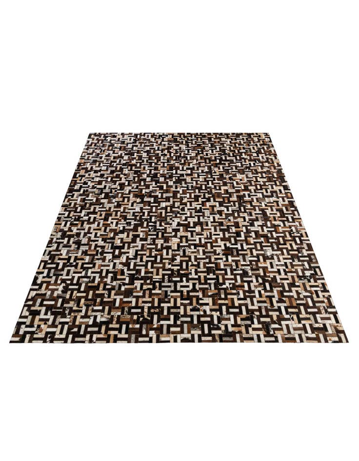 Detail image of 7' 11 x 10' 1 Cowhide - Patchwork Rug