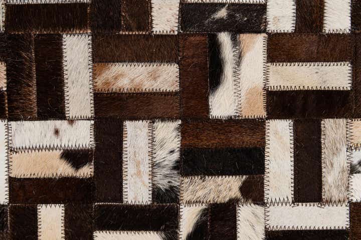 7' 11 x 10' 1 Cowhide - Patchwork Rug