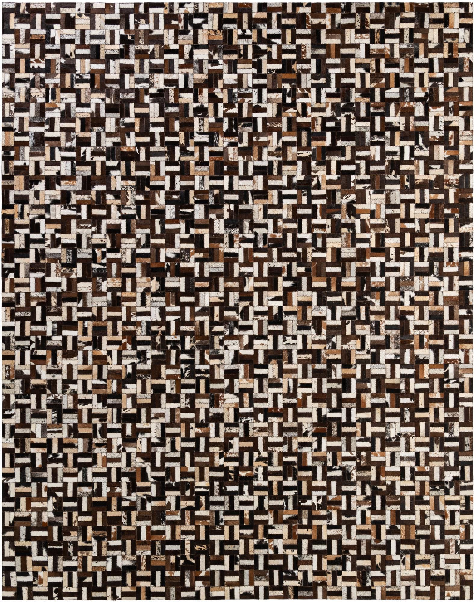 7' 11 x 10' 1 Cowhide - Patchwork Rug