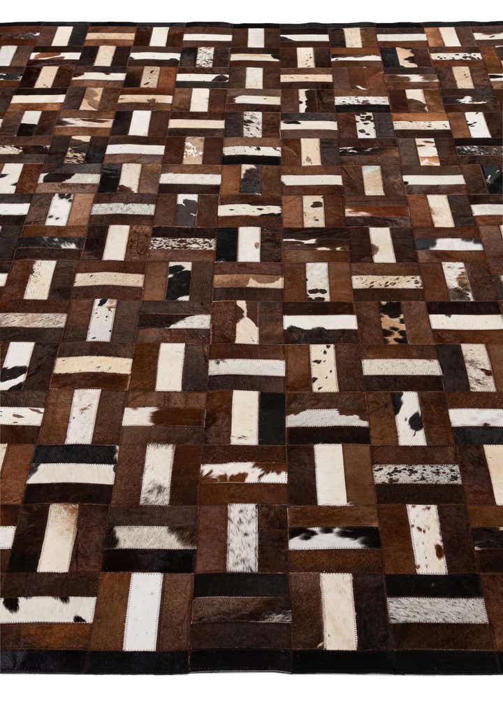 8' 1 x 10' 1 Cowhide - Patchwork Rug