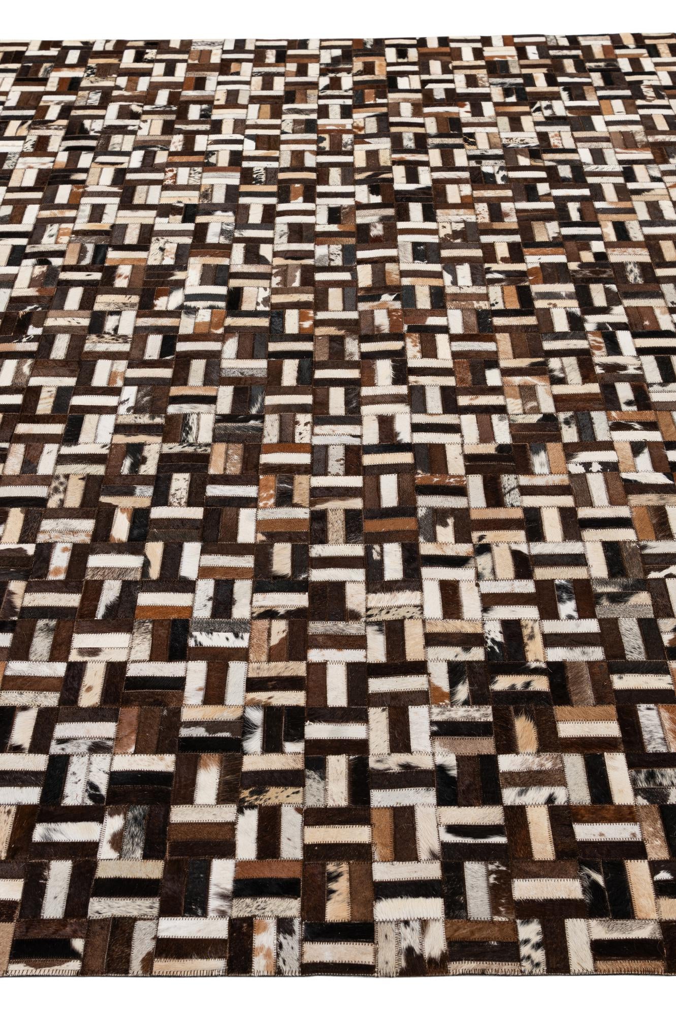 8' 2 x 10' 1 Cowhide - Patchwork Rug