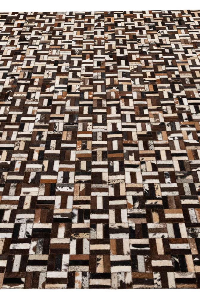 8' 2 x 10' 1 Cowhide - Patchwork Rug