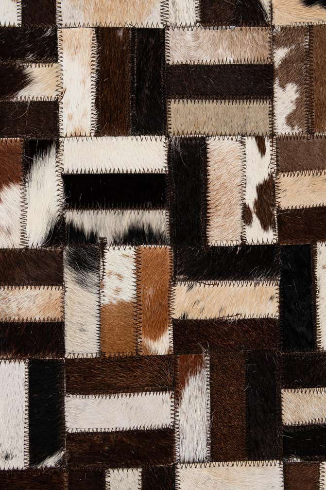8' 2 x 10' 1 Cowhide - Patchwork Rug