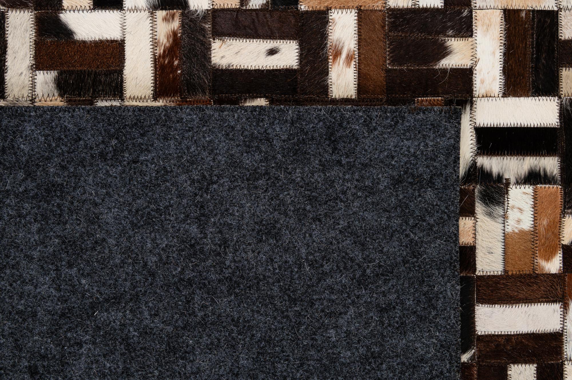 8' 2 x 10' 1 Cowhide - Patchwork Rug
