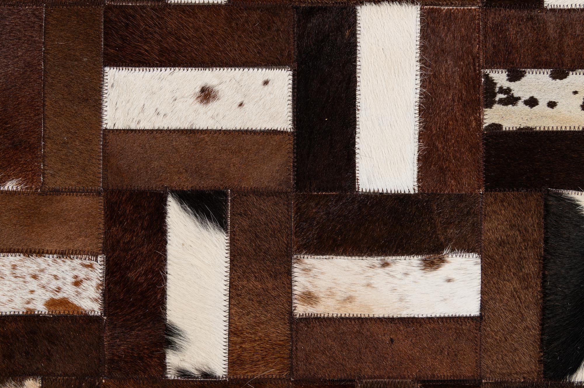 8' 2 x 10' 1 Cowhide - Patchwork Rug