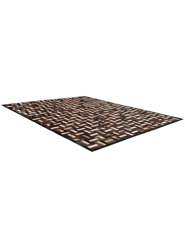 Detail image of 8' 1 x 10' Cowhide - Patchwork Rug