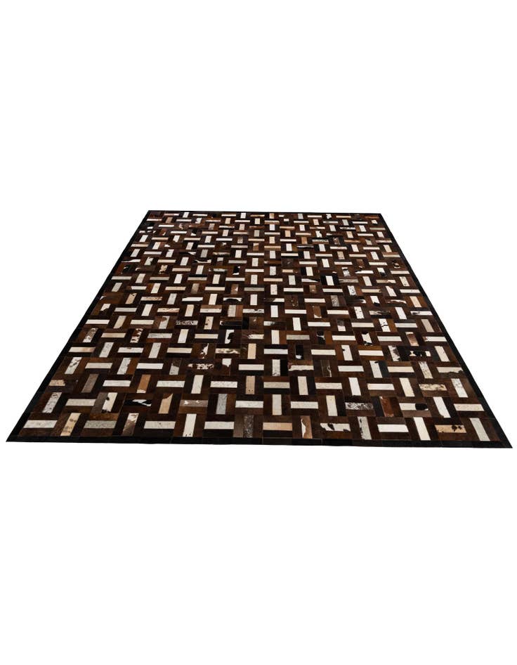 Detail image of 8' 1 x 10' Cowhide - Patchwork Rug