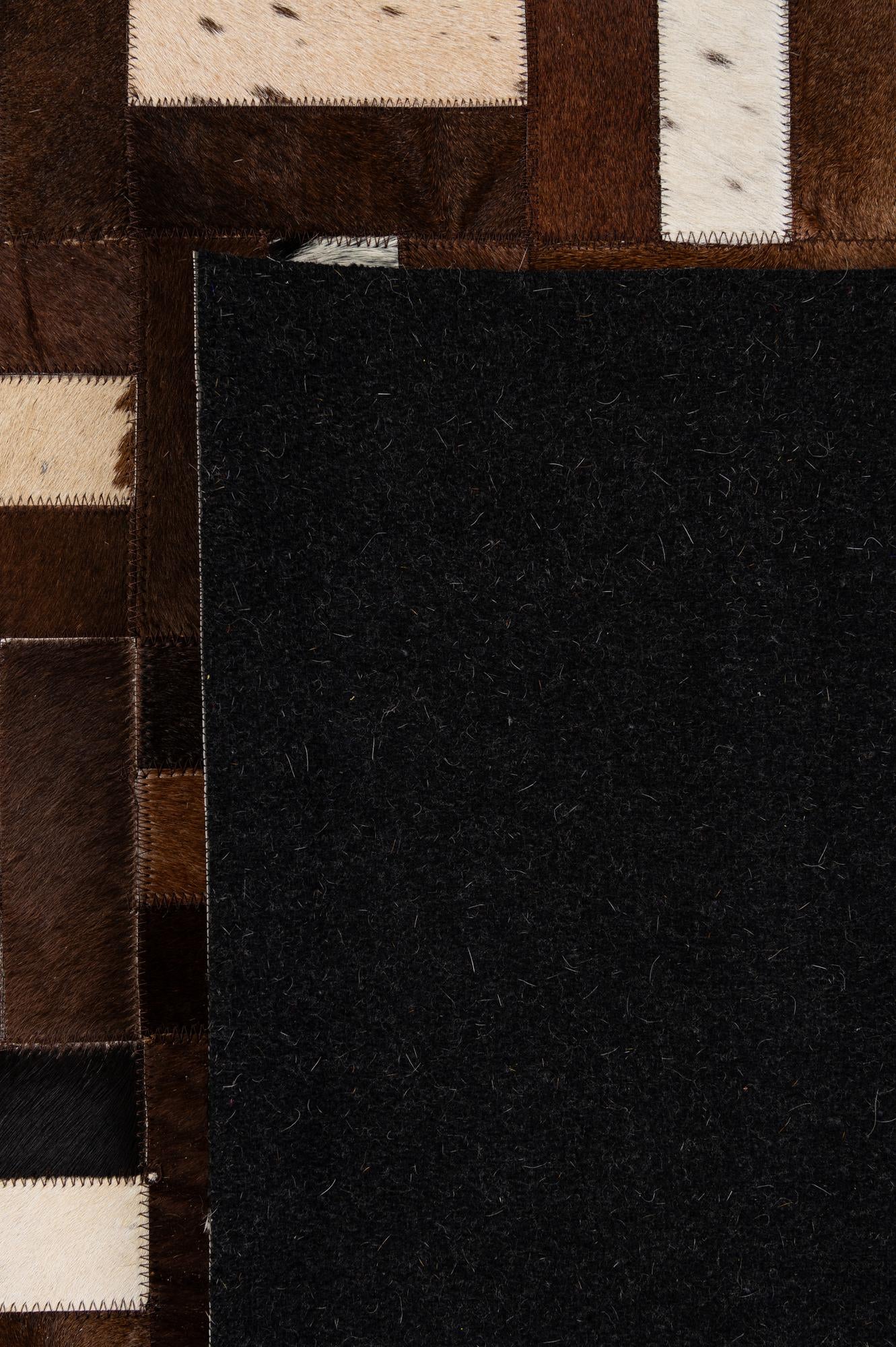 8' 1 x 10' Cowhide - Patchwork Rug