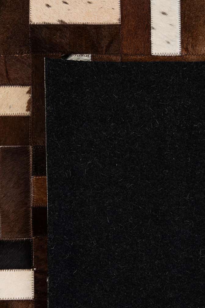 8' 1 x 10' Cowhide - Patchwork Rug
