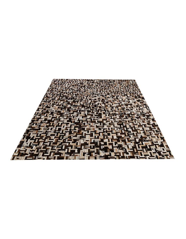 Detail image of 7' 11 x 10' Cowhide - Patchwork Rug