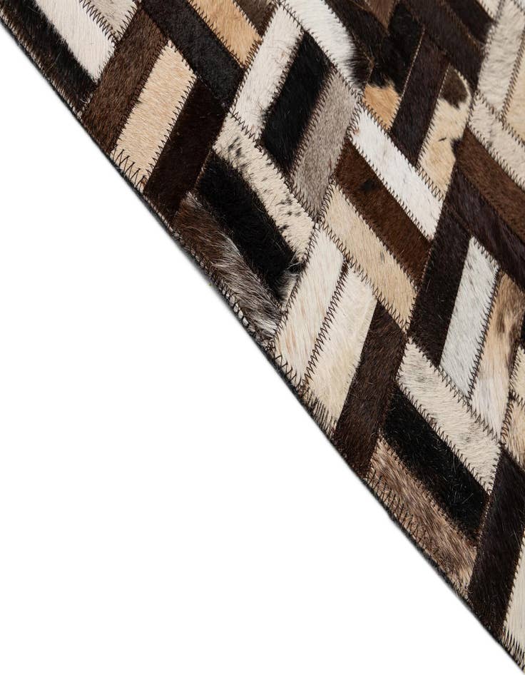 Detail image of 7' 11 x 10' Cowhide - Patchwork Rug