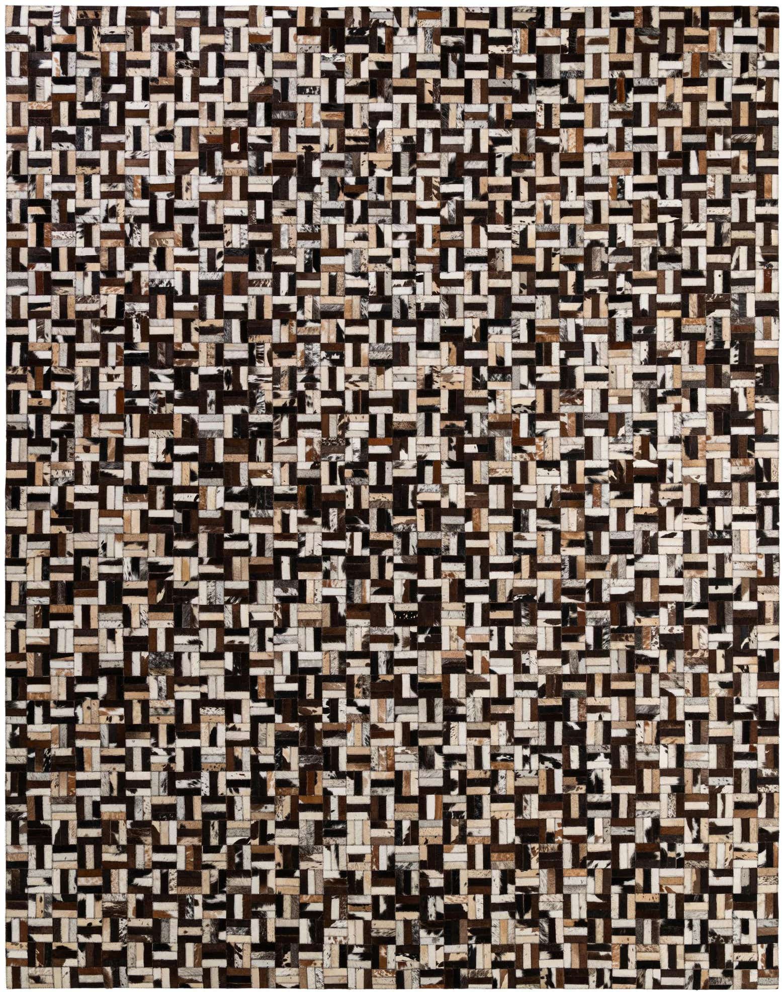 7' 11 x 10' Cowhide - Patchwork Rug