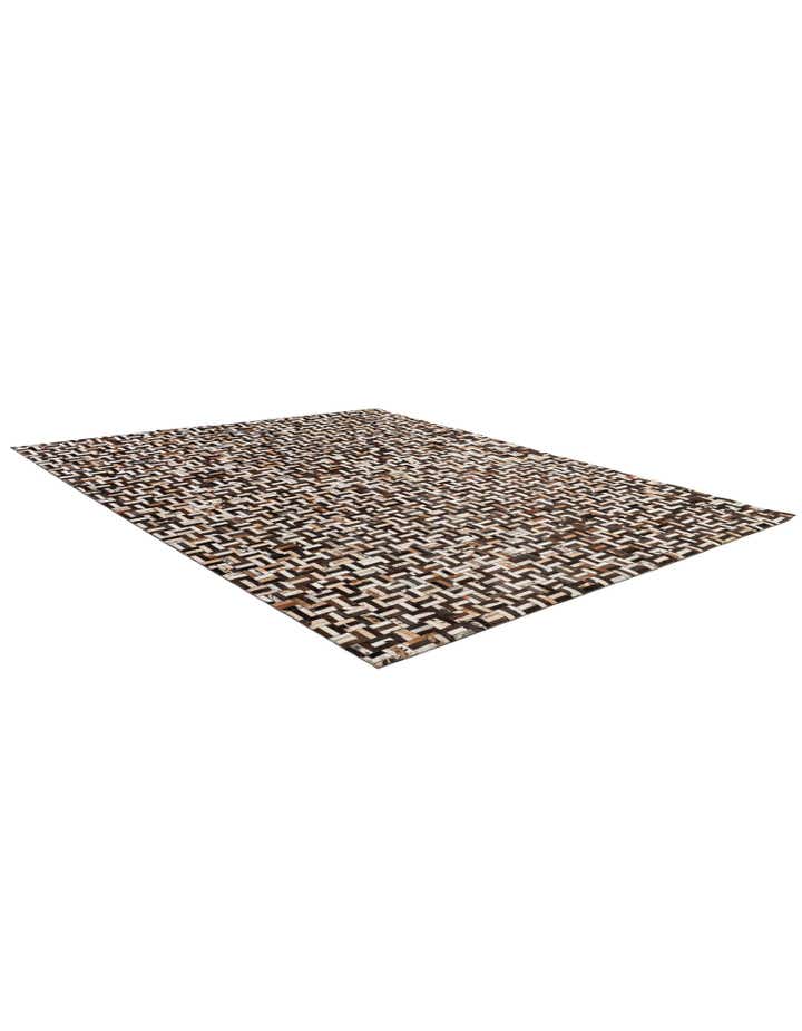 8' 1 x 10' Cowhide - Patchwork Rug