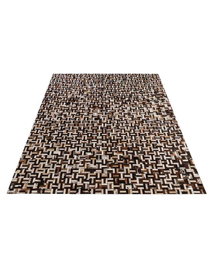 Detail image of 8' 1 x 10' Cowhide - Patchwork Rug