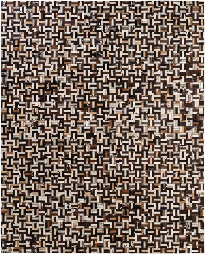 8' 1 x 10' Cowhide - Patchwork Rug