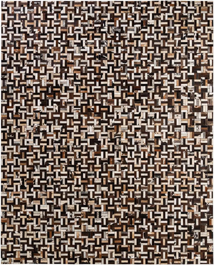 Detail image of 8' 1 x 10' Cowhide - Patchwork Rug