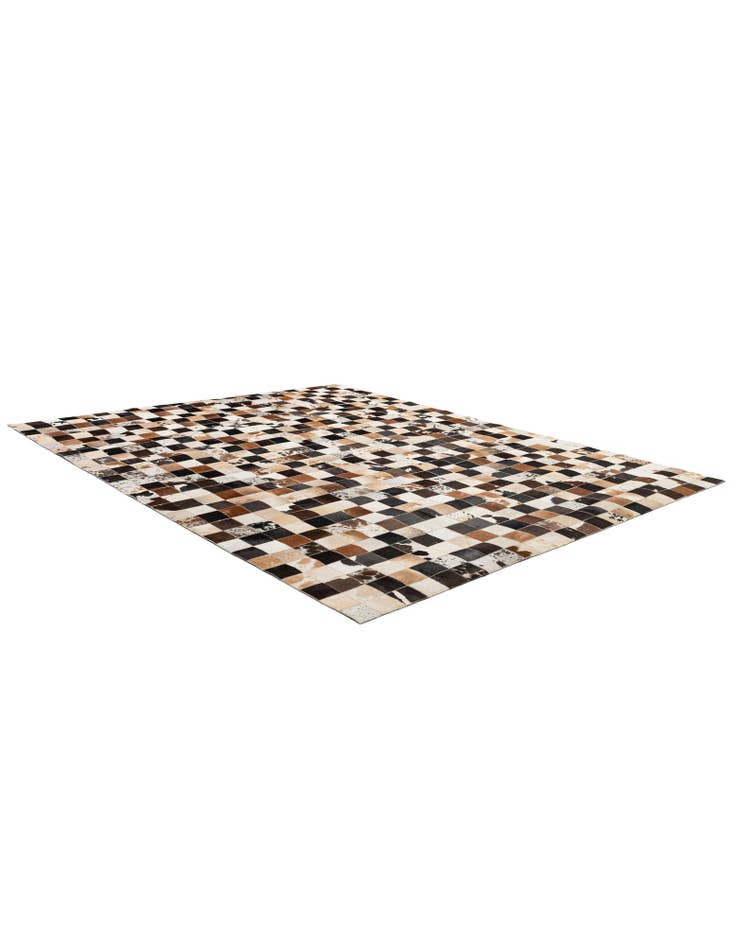 Detail image of 7' 11 x 9' 9 Cowhide - Patchwork Rug